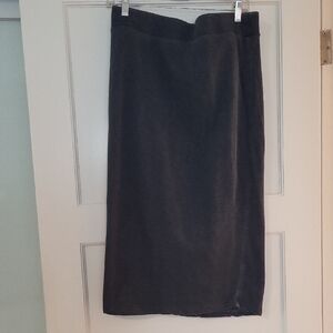 James Perse Dark GreyMidi Skirt